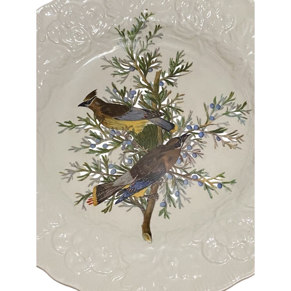 Alfred Meakin Birds of America Dinner Plate #43 Cedar Bird 9” Design A3